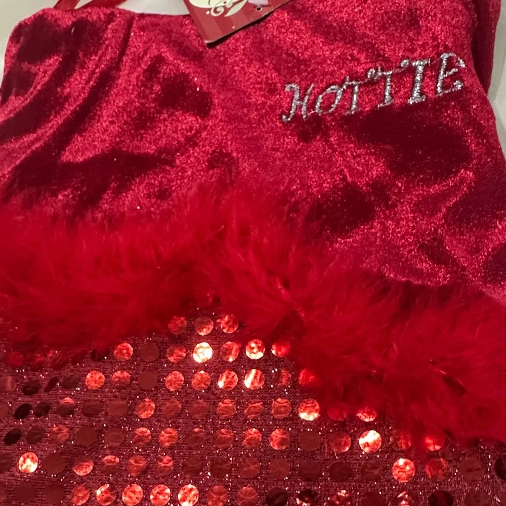 Sparkling Red Holiday Stocking